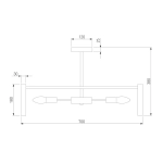 Потолочная люстра Bogates FLAMEL 373/8 4690389187933