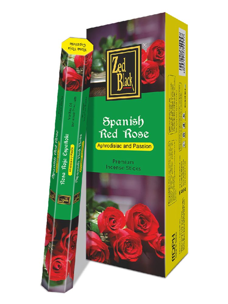 Zed Black Spanish Series Spanish Red Rose шестигранник Благовоние Испанская Красная Роза