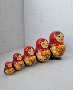 Матрёшка "с лесными дарами" пузатая 5мест
