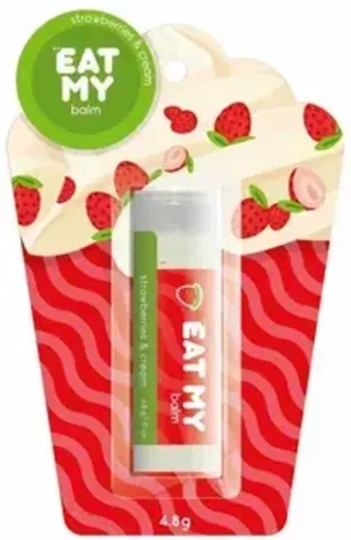 Бальзам для губ Земляника со сливками EAT MY Balm Strawberries & Cream
