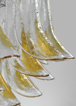 Люстра Novaresi Tulipani Amber Chrome, 5 L