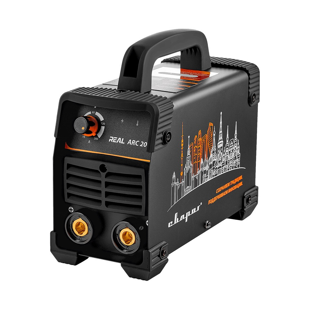 Сварочный аппарат Сварог ARC 200 "REAL" (Z238N) Black (маска+краги)