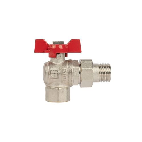 Кран шаровый со сгоном угловой 1" американка HLV