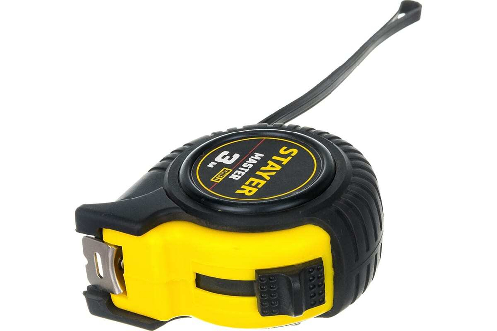 Рулетка Stayer MASTER 3м / 16мм в ударостойком обрезиненном корпусе 34025-03_z01