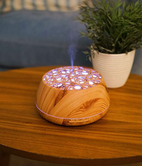 Ультразвуковой аромадиффузор-Bluetooth колонка Plato Milk Oak, Sens