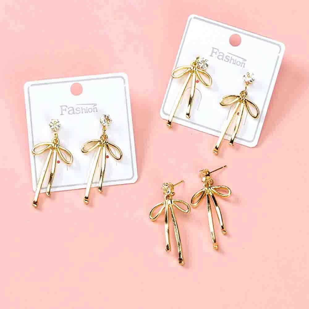 Серьги Бантики