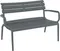 Диван пластиковый двухместный Paris Lounge темно-серый