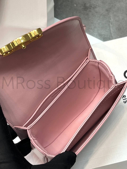 Розовая сумка Celine через плечо