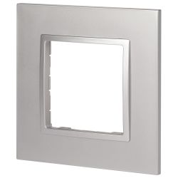 Рамка для розеток и выключателей ЭРА Elegance 14-5011-03 Classic, на 1 пост, алюминий