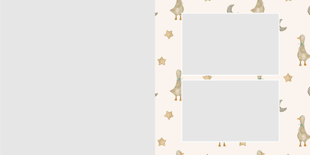 PSD-Шаблон фотокниги "Duckling"