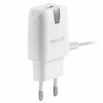 Сетевое зарядное устройство Walker WH-24,USB (2.1А), белый