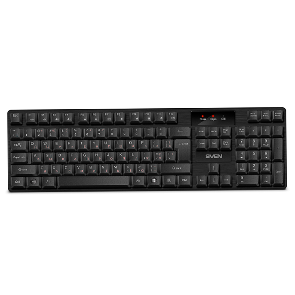 Клавиатура SVEN KB-C2300W, чёрный