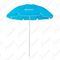Зонт пляжный d 2,00м с наклоном голубой (22/25/170Т) NA-200N-B NISUS