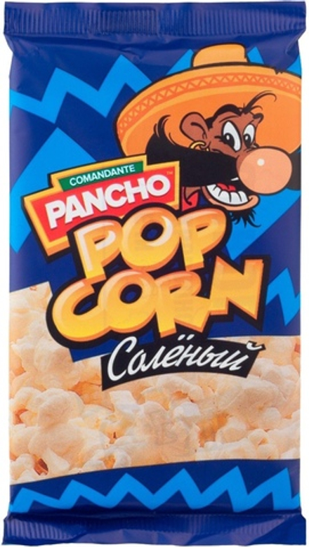 Зерно кукурузы лопающейся для приготовления «Попкорна» в микроволновой печи. Соленый 65гр 20шт