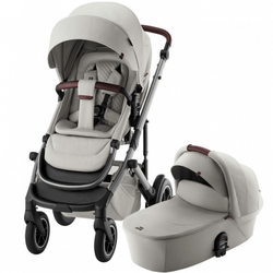 Коляска 3 в 1 Britax Roemer Smile 5Z LUX и автокресло Baby-Safe PRO Classic Deep Grey Linen Grey