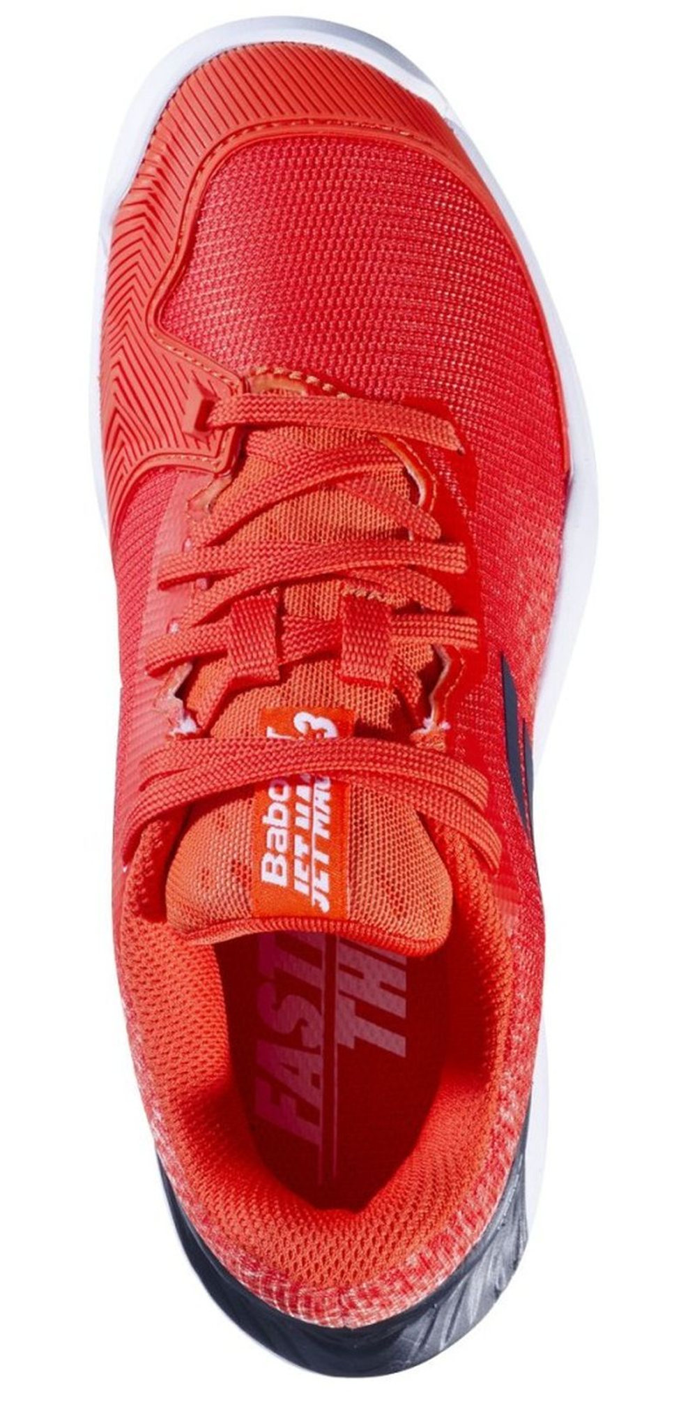 Детские теннисные кроссовки Babolat Jet Mach 3 Junior All Court - Red