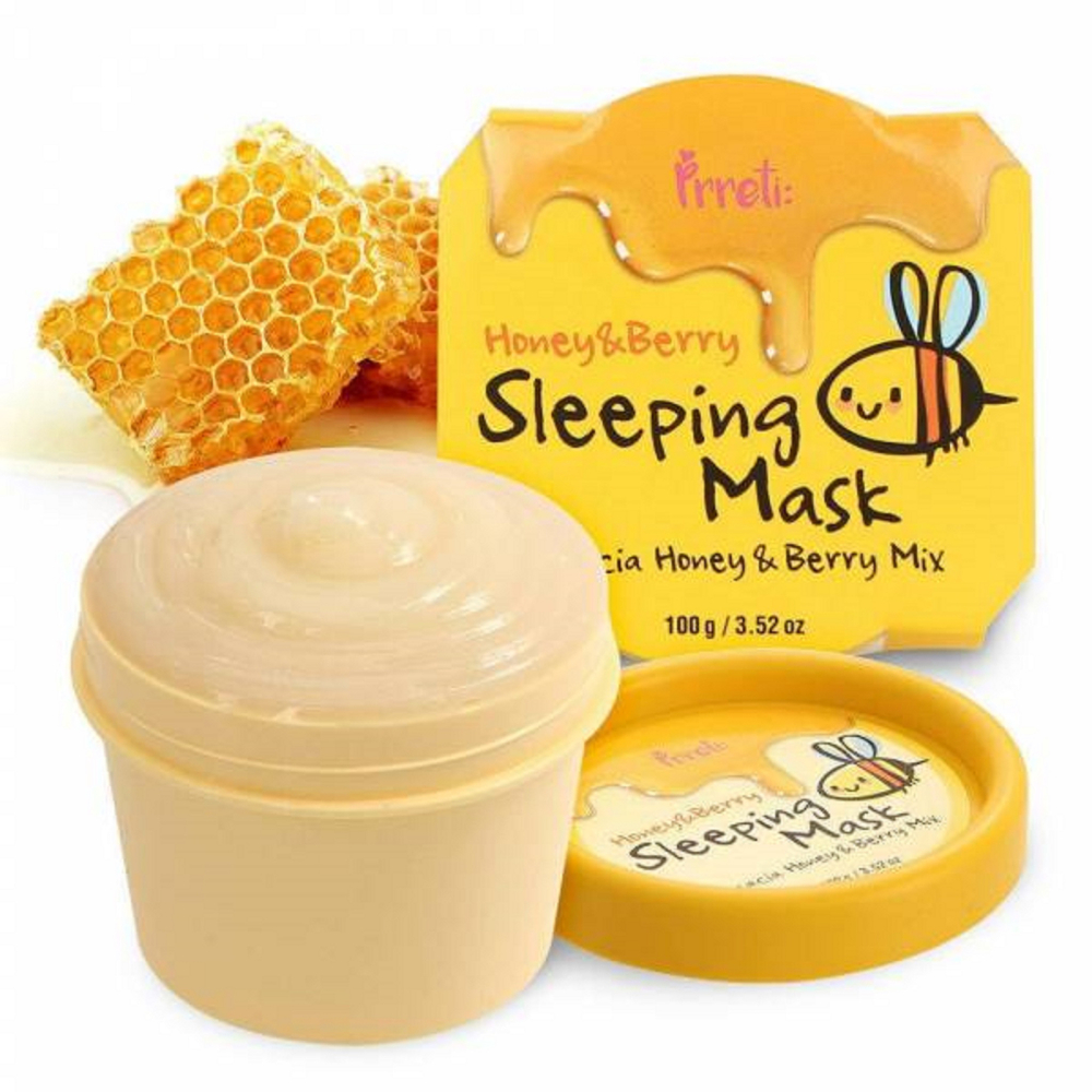 Prreti Honey & Berry Sleeping Mask ночная маска с мёдом акации и ягодами