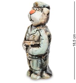 КоКо Шамель KK-427 Фигурка «Кот Военный» шамот