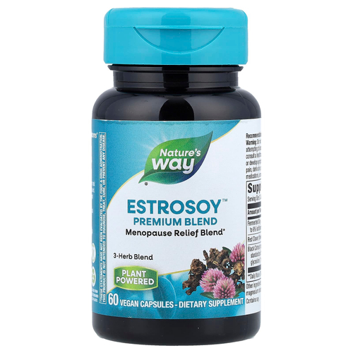 Nature's Way, EstroSoy™, смесь премиального качества, 60 веганских капсул