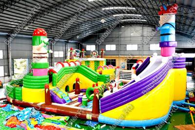 Надувной батут «Детский мегапарк» 18*18*8 м