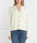 Хлопковый кардиган Liu Jo - белый(MF3018 MA09O)