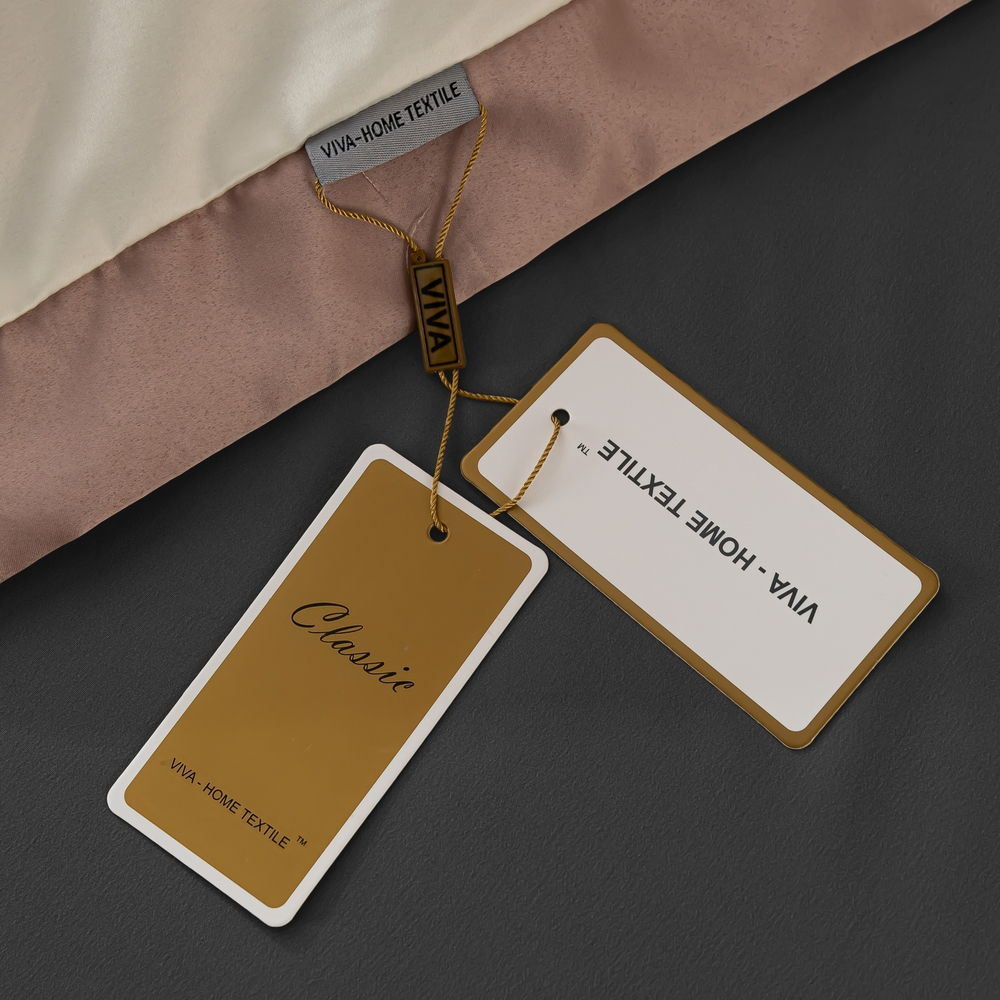 Комплект постельного белья Сатин-Шелк Я IN LOVE на резинке LVR006