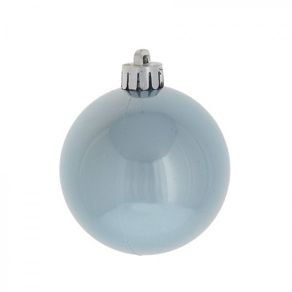 GAEM Набор из 6шт Украшение новогоднее Шар "Голубая сказка", D 6 см, L11,5 W6 H17 см