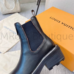 Женские ботинки Louis Vuitton Beaubourg черного цвета