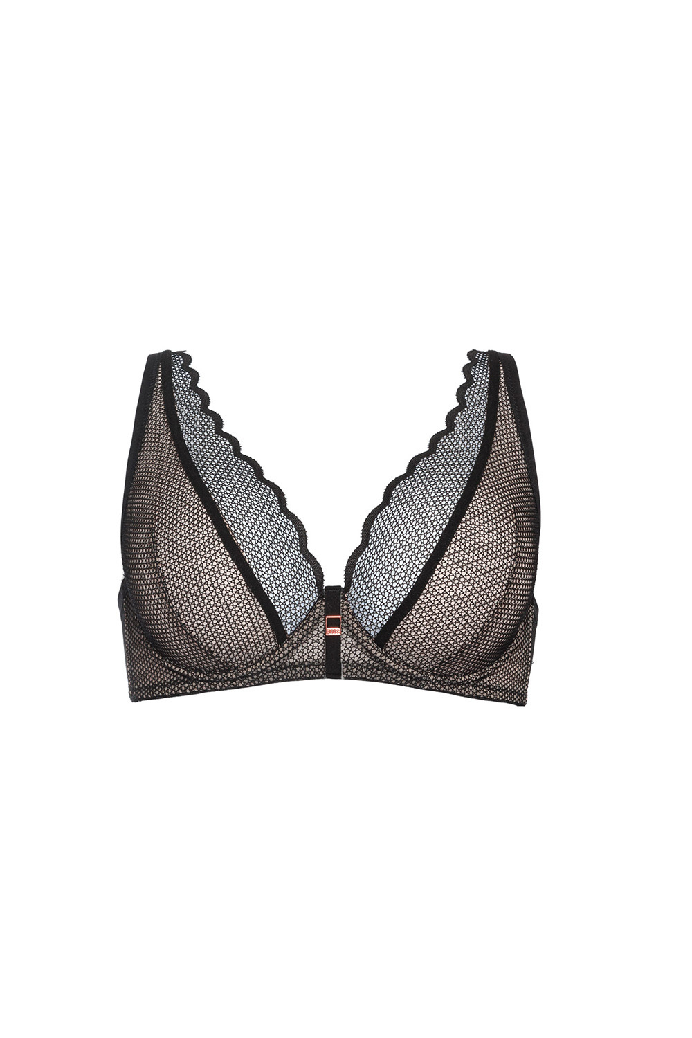 Бюстгальтер Chita M Plus Bralette Czarny Alles