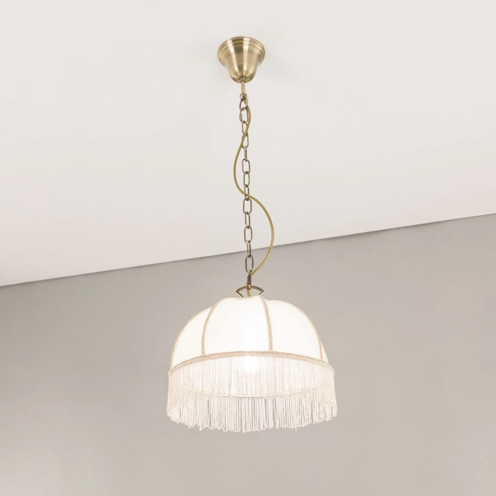 Citilux Базель CL407111 Подвесной светильник с бежевым абажуром