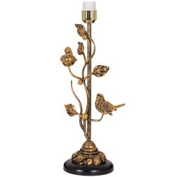 Настольная лампа Терра Spring Бронза с абажуром Тюссо Vatican (Ватикан) Черный