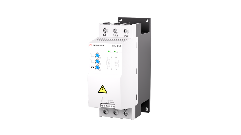 Устройство плавного пуска Prompower P2S-050-4-45-B, напряжение 400 B, мощность 45 кВт, 85А