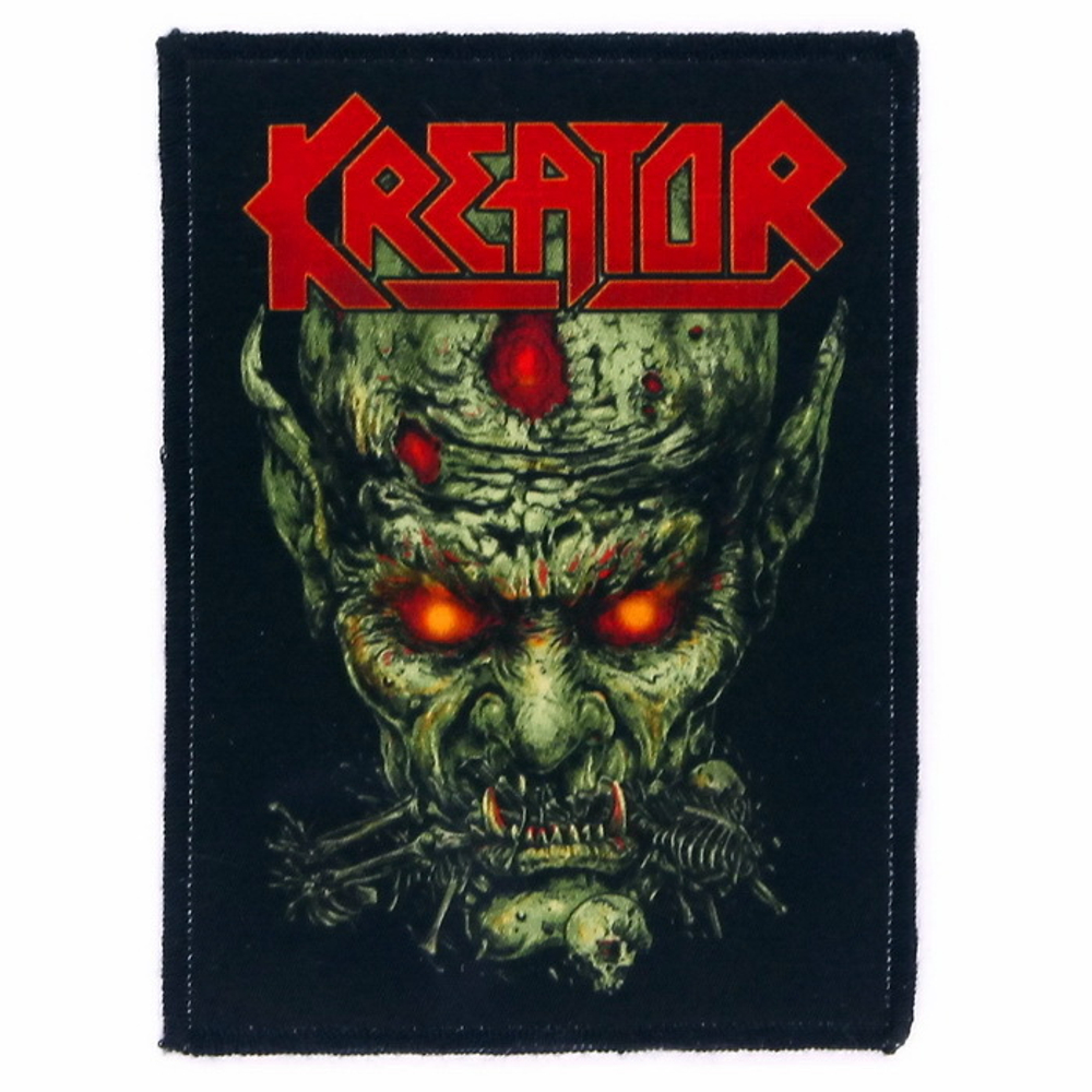 Нашивка Kreator демон с горящими глазами (329)
