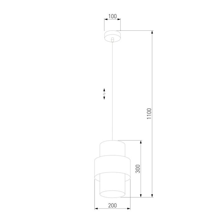 Подвесной светильник TK Lighting 849 Calisto
