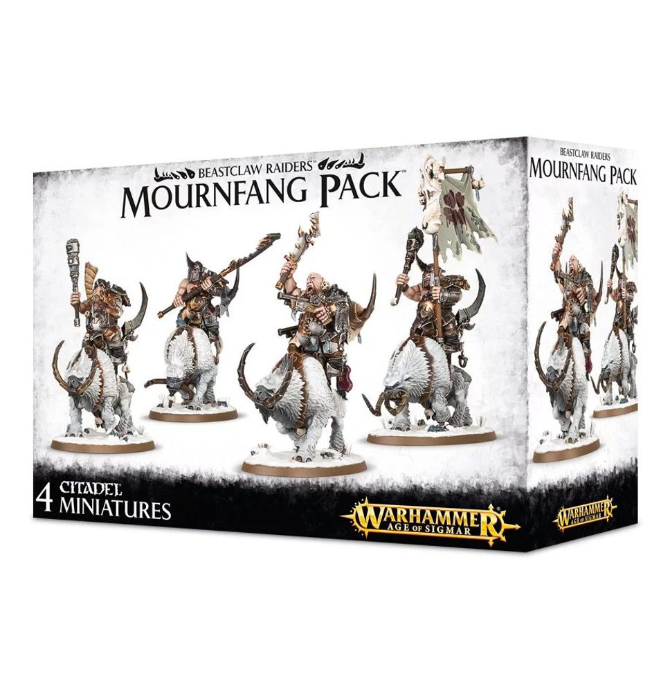 Warhammer Age of Sigmar Beastclaw Raiders Mournfang Pack