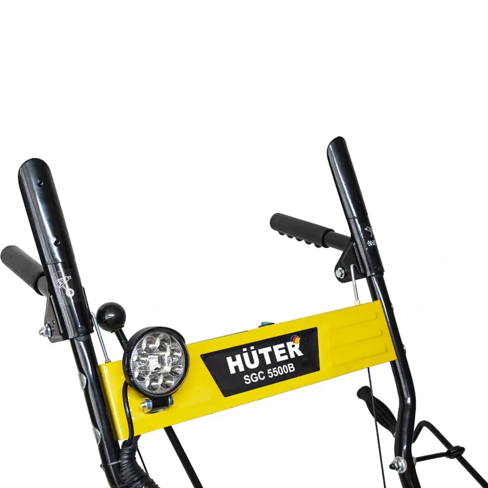 HUTER SGC-5500B снегоуборщик бензиновый 7.5 л.с. ковш 62 см, выброс 15 м, 5 вперед/2 назад 70/7/21