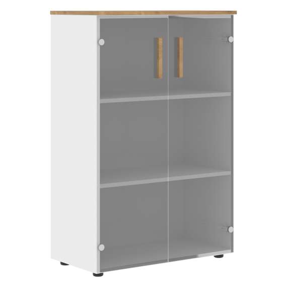 Шкаф со стеклянными дверьми и топом FMC 80.2   802х429х1213 FORTA