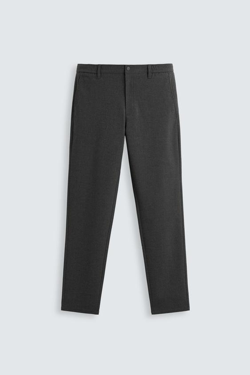 ZARA БРЮКИ SLIM FIT COMFORT, АНТРАЦИТОВО-СЕРЫЙ