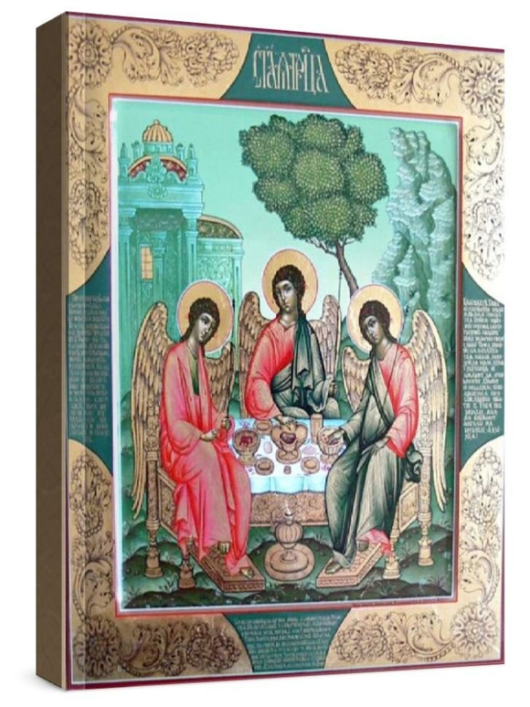 Троица (рукописная икона)