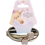 Резинки для волос 2шт «МАЛЬТА», цветочки, микс 6 цветов, d-5,5см (подвес Единорог)