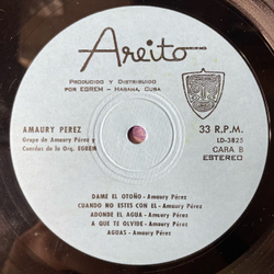 Винтажная виниловая пластинка Amaury Perez (Куба 1979)