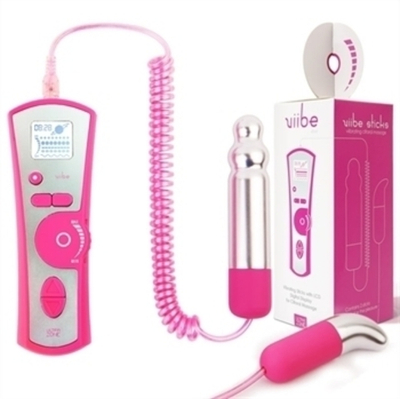 Вибромассажер  VIIBE  с 2 насадками, пультом управления и подсветкой ЖК- экрана