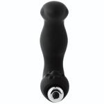 Черный вибромассажер простаты FantASStic Vibrating Prostate Massager - 11,3 см. (Цвет: черный)