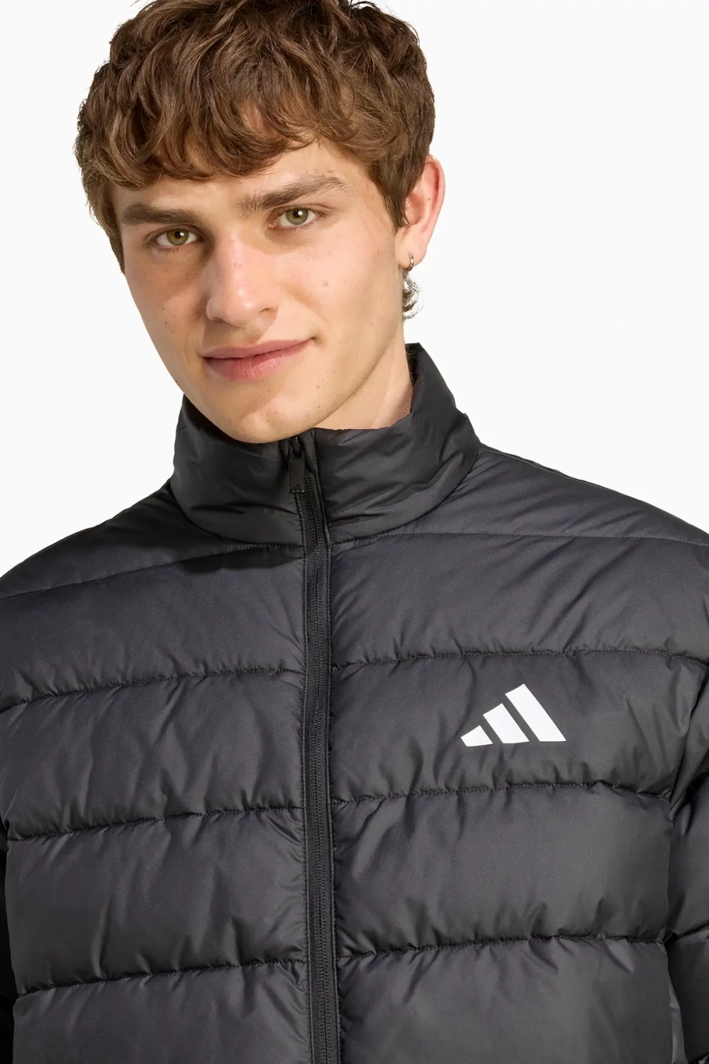 Куртка adidas Essentials CLIMAWARM 3 Stripes Synthetic Down - черный