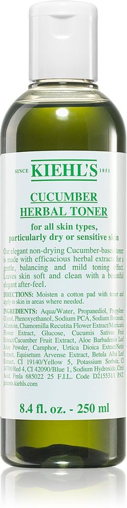 Kiehl&amp;apos;s Cucumber Herbal Alcohol-Free Toner Тоник для лица для сухой и чувствительной кожи