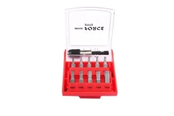 Набор вставок RF-21113: 1/4" TORX (T7, 8, 9, 10, 15, 20, 25, 27, 30, 40 - 25мм) с держателем 11пр. ROCKFORCE