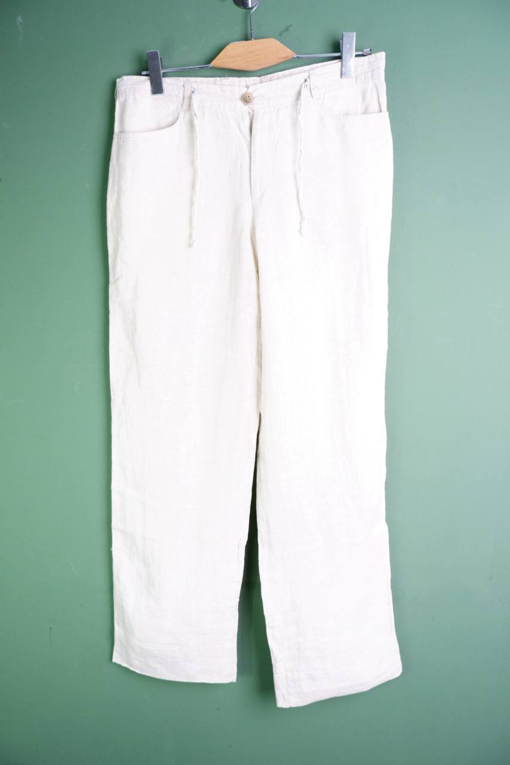 Брюки ShaleyDevice льняные, маркировка L, визуально на 50 размер