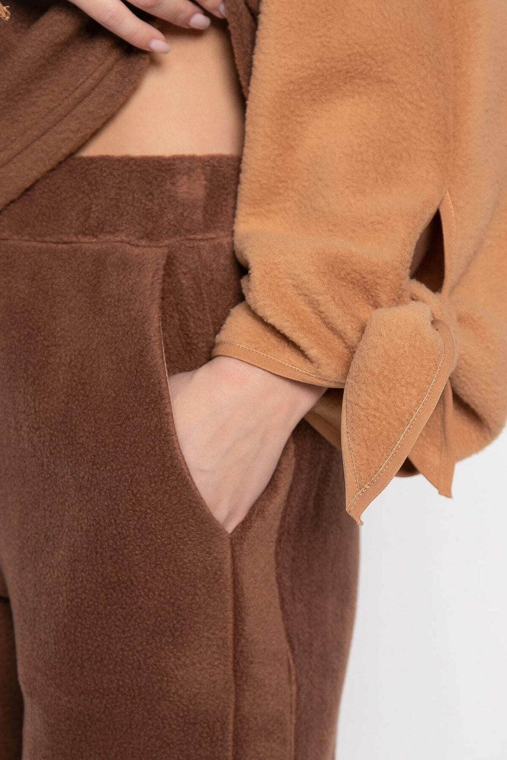 Костюм флисовый Уютный дуэт (шоколадный) К14966-10М LT Collection