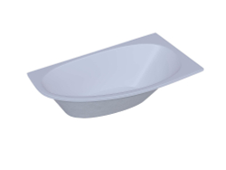 Акриловая ванна Aquatek (Акватек) Дива 150x90 R, с каркасом