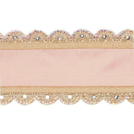 Лента с зеркалами 5м Goodwill кремовая/золотая